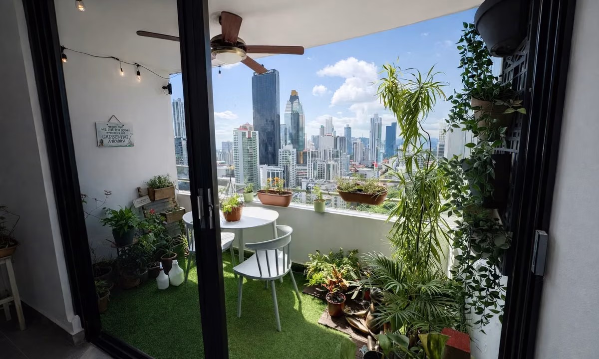 balcony unobstructed view