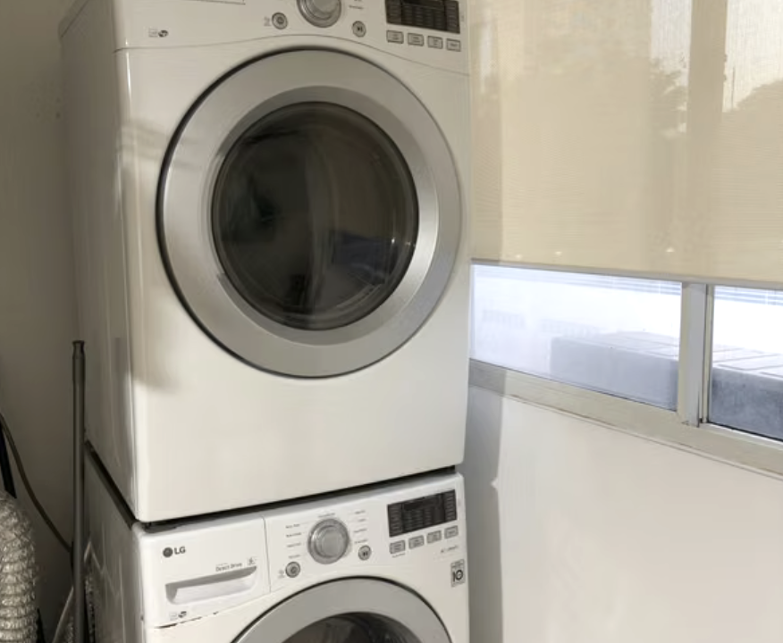 washer dryer inside